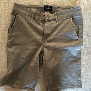 Size 6 American Eagle Gray Long Shorts